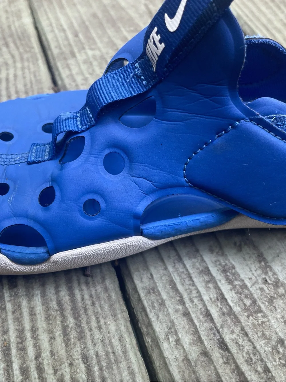 Nike Kids Royal Blue Water Clog Sandals size 1 kids
